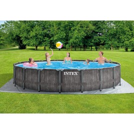 INTEX GREYWOOD PRISM FRAME PREMIUM POOLS Basen stelażowy okrągły 549 x 122 cm 26744GN