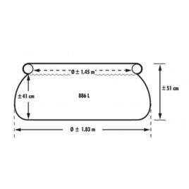 INTEX Easy Set Pool Basen 183 x 51 cm 28101NP