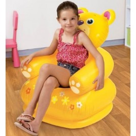 INTEX HAPPY ANIMAL CHAIR Dmuchane krzesło 65 x 64 x 74 cm, miś 68556