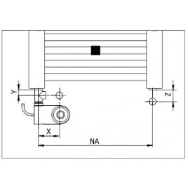 Kermi Elektro-Set FKS 800 Watt / AC 230V biały ZE01030005