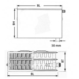 THERM X2 Profil-Grzejnik płytowy V33 600x600 PTV330600601R1K