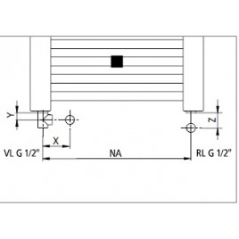 Kermi GRZAŁKA ELEKTRYCZNA 400W ZE00660002