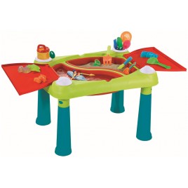 KETER CREATIVE FUN TABLE Wielofunkcyjny stolik, turkusowy/czerwony 17184058