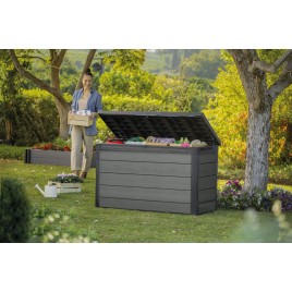 KETER CORTINA 757L Skrzynia ogrodowa 151,7 x 72,5 x 90 cm, szara 17212405