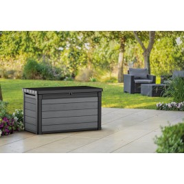 KETER CORTINA 380L Skrzynia ogrodowa 122,9 x 62,1 x 70,6 cm, szara 17212402