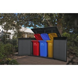 KETER CORTINA MEGA 2020L Szafa ogrodowa, 190,5 x 109,3 x 132,5 cm, szara 17212413