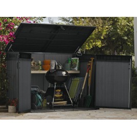 KETER CORTINA MEGA 2020L Szafa ogrodowa, 190,5 x 109,3 x 132,5 cm, szara 17212413