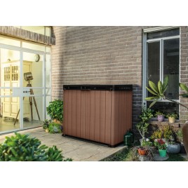 KETER DARWIN 1150L Schowek ogrodowy, 141 x 82 x 120 cm, brązowy 17213243