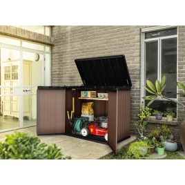 KETER DARWIN 1150L Schowek ogrodowy, 141 x 82 x 120 cm, brązowy 17213243