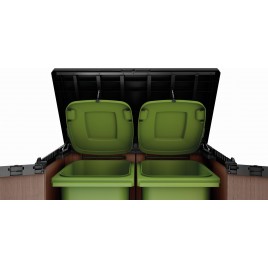KETER DARWIN 1150L Schowek ogrodowy, 141 x 82 x 120 cm, brązowy 17213243