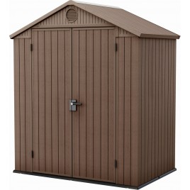 KETER DARWIN 6 x 4 Domek ogrodowy, 190 x 121 x 221 cm, brązowy 17210351