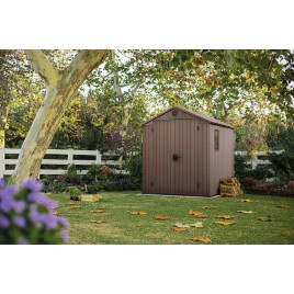 KETER DARWIN 6 x 6 Domek ogrodowy, 190 x 182 x 221 cm, brązowy 17210353