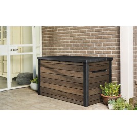 KETER DECO DECK BOX 870L Skrzynia ogrodowa, 147 x 83 x 86 cm, orzech 17213847
