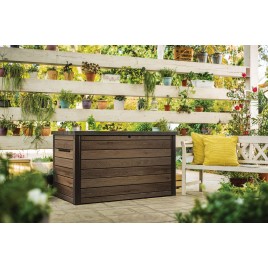 KETER DECO DECK BOX 870L Skrzynia ogrodowa, 147 x 83 x 86 cm, orzech 17213847