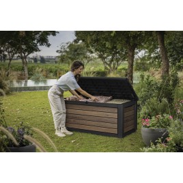 KETER DECO 630L Skrzynia ogrodowa, 155 x72 x 69,5 cm, orzech 17213823
