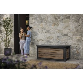 KETER DECO 630L Skrzynia ogrodowa, 155 x72 x 69,5 cm, orzech 17213823