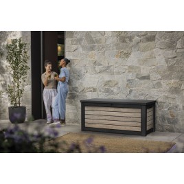 KETER DECO 630L Skrzynia ogrodowa, 155 x72 x 69,5 cm, ashwood 17213823