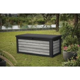KETER DECO 630L Skrzynia ogrodowa, 155 x72 x 69,5 cm, szara 17213823