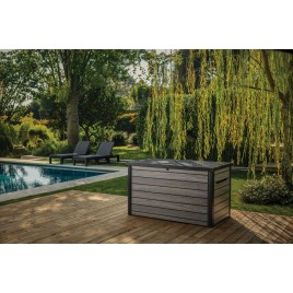 KETER DECO 870L Skrzynia ogrodowa, 147 x 83 x 86 cm, szara 17213847