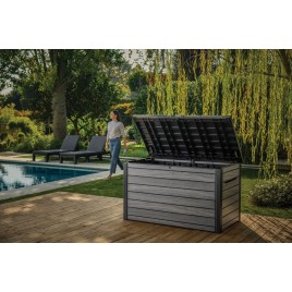 KETER DECO 870L Skrzynia ogrodowa, 147 x 83 x 86 cm, szara 17213847