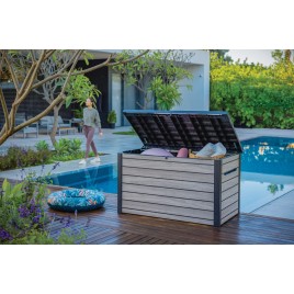 KETER DECO 870L Skrzynia ogrodowa, 147 x 83 x 86 cm, szara 17213847