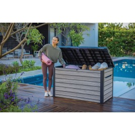 KETER DECO 870L Skrzynia ogrodowa, 147 x 83 x 86 cm, szara 17213847
