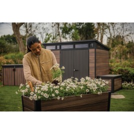 KETER DECO ELEVATED GARDEN BED Donica, 113 x 47,5 x 79,8 cm, orzech 17213340