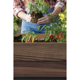 KETER DECO ELEVATED GARDEN BED Donica, 113 x 47,5 x 79,8 cm, orzech 17213340