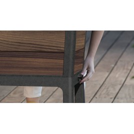 KETER DECO ELEVATED GARDEN BED Donica, 113 x 47,5 x 79,8 cm, orzech 17213340
