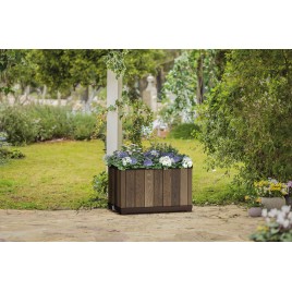 KETER DECO RECTANGLE Donica, 45,5 x 76 x 45,5 cm, orzech 17213624