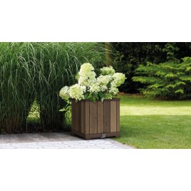 KETER DECO SQUARE Donica, 45,5 x 45,5 x 45,5 cm, orzech 17213622