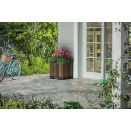 KETER DECO SQUARE Donica, 45,5 x 45,5 x 45,5 cm, orzech 17213622