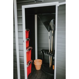 KETER ESSENTIAL 6 x 4 Domek ogrodowy, 184 x 112 x 195 cm, ciemnoszary 17214016