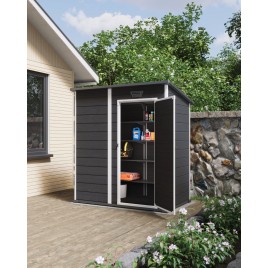 KETER ESSENTIAL 6 x 4 Domek ogrodowy, 184 x 112 x 195 cm, ciemnoszary 17214016