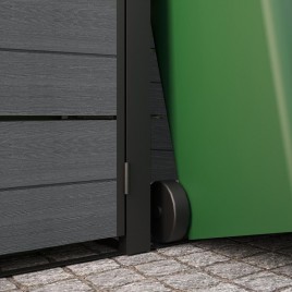 KETER HIDE AWAY 2x240L Obudowa na kosze na śmieci, 138,1 x 84,3 x 121,2 cm, szary 17213790