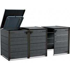KETER HIDE AWAY 240L Rozszerzenie do obudowy na kosze, szary 17213791