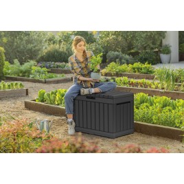 KETER KENTWOOD 190L Skrzynia ogrodowa 82,3 x 45,7 x 57,7 cm, grafit 17213215