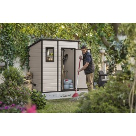 KETER MANOR PENT 6 x 4 Domek ogrodowy, 183,5 x 111 x 200,5 cm, beżowy 17199514