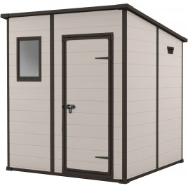 KETER MANOR PENT 6 x 6 Domek ogrodowy, 183,5 x 185 x 200,5 cm, beżowy 17208243