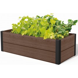 KETER MAPLE TROUGH Obrzeże ogrodowe, 106 x 50 x 32 cm, brązowy 17209666