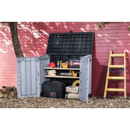 KETER STORE IT OUT MIDI PRIME Szafa ogrodowa 132 x 71,5 x 113,5 cm antracyt/szary 17210430