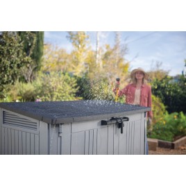 KETER STORE IT OUT MIDI PRIME Szafa ogrodowa 132 x 71,5 x 113,5 cm antracyt/szary 17210430