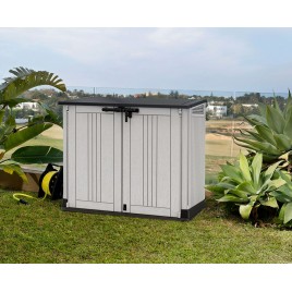 KETER STORE IT OUT MIDI PRIME Szafa ogrodowa 132 x 71,5 x 113,5 cm antracyt/szary 17210430