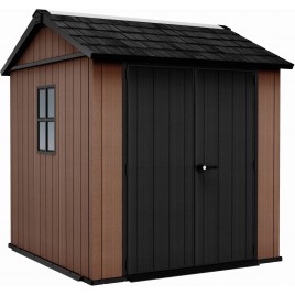 KETER NEWTON PLUS WIDE 7 x 7,5 Domek ogrodowy, 230 x 224 x 246 cm, brązowy 17212878