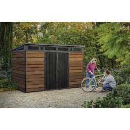 KETER PENT SIGNATURE HORIZONTAL 11 x 7 Domek ogrodowy, 342 x 218 x 226 cm, orzech 17213181