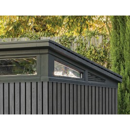 KETER PENT SIGNATURE VERTICAL 11 x 7 Domek ogrodowy, 342 x 218 x 226 cm, szary 17213276