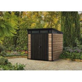 KETER PENT SIGNATURE HORIZONTAL 7 x 7 Domek ogrodowy, 216 x 218 x 226 cm, ashwood 17212803