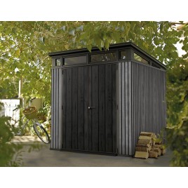 KETER PENT SIGNATURE VERTICAL 7 x 7 Domek ogrodowy, 216 x 218 x 226 cm, szary 17213211