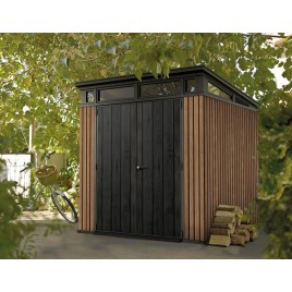 KETER PENT SIGNATURE VERTICAL 7 x 7 Domek ogrodowy, 216 x 218 x 226 cm, brązowy 17213211