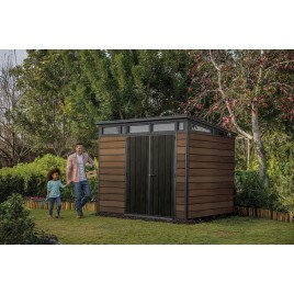 KETER PENT SIGNATURE HORIZONTAL 9 x 7 Domek ogrodowy, 279 x 218 x 226 cm, orzech 17212899